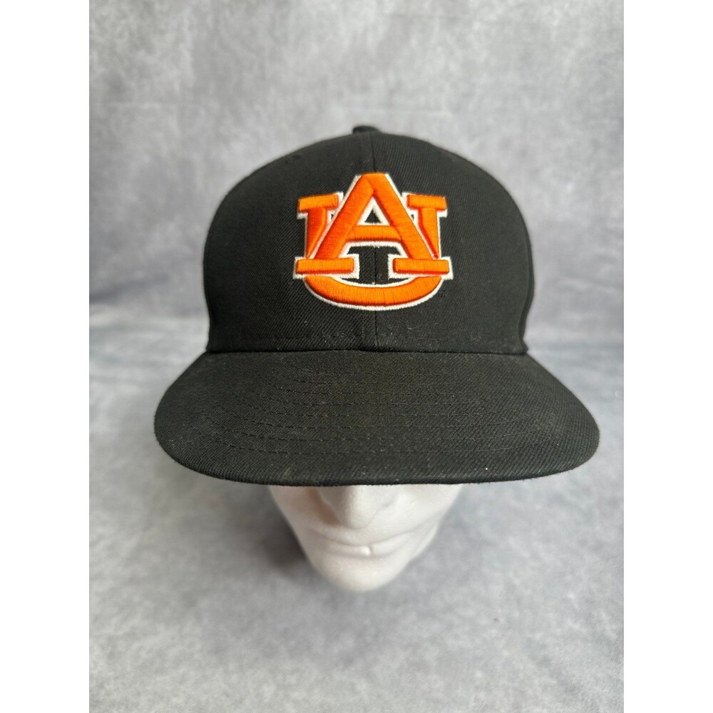 University of Auburn hat black orange  sz 7.5 new era